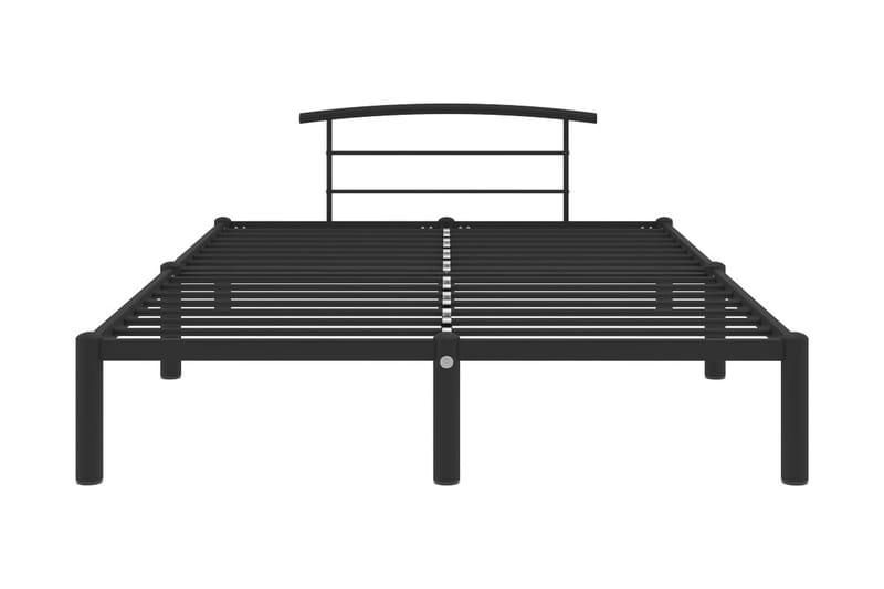 Sängram svart metall 160x200 cm - Svart - Möbler - Säng - Sängram & sängstomme
