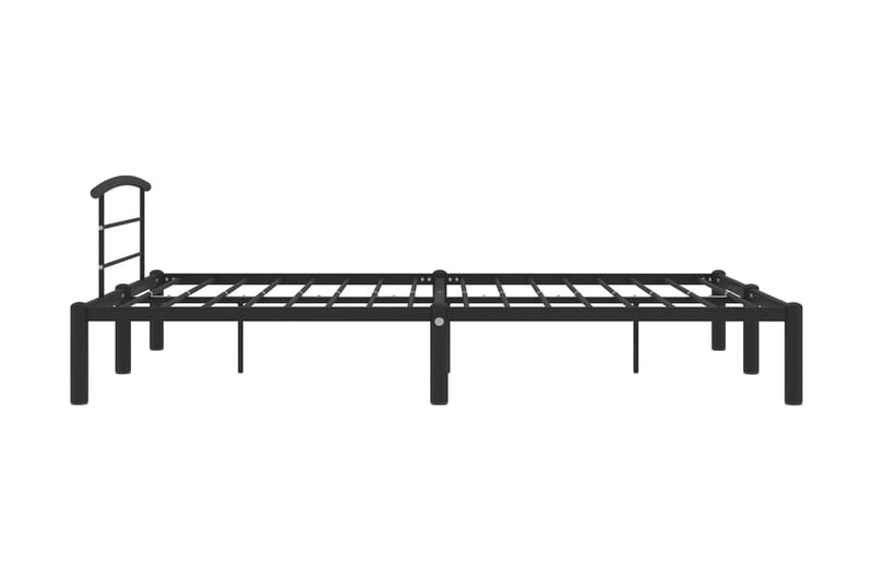 Sängram svart metall 160x200 cm - Svart - Möbler - Säng - Sängram & sängstomme