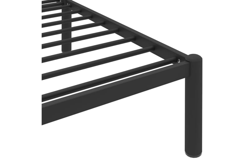 Sängram svart metall 160x200 cm - Svart - Möbler - Säng - Sängram & sängstomme