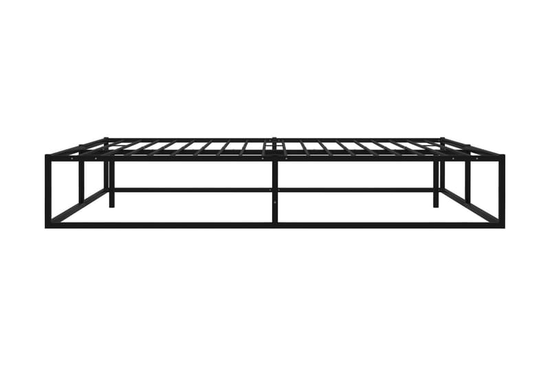 Sängram svart metall 160x200 cm - Svart - Möbler - Säng - Sängram & sängstomme