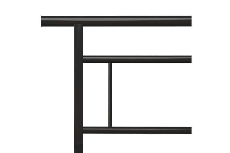 Sängram svart metall 160x200 cm - Svart - Möbler - Säng - Sängram & sängstomme