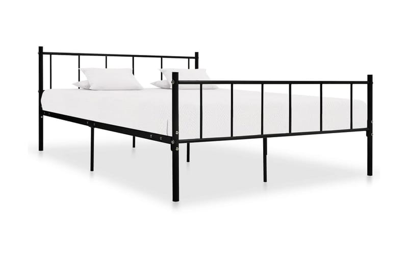 Sängram svart metall 180x200 cm - Svart - Möbler - Säng - Sängram & sängstomme