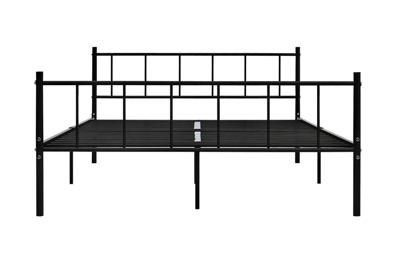 Sängram svart metall 180x200 cm - Svart - Möbler - Säng - Sängram & sängstomme