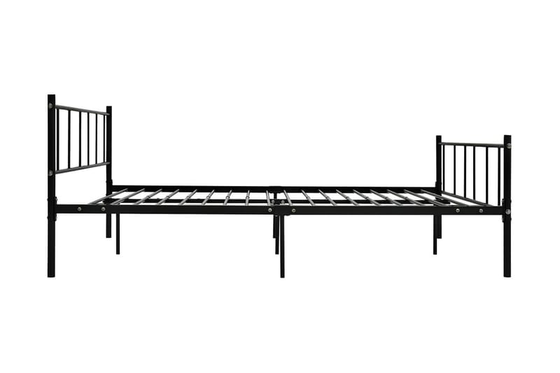 Sängram svart metall 180x200 cm - Svart - Möbler - Säng - Sängram & sängstomme