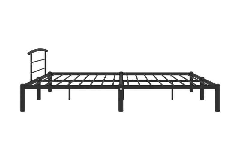 Sängram svart metall 180x200 cm - Svart - Sängram & sängstomme