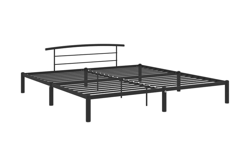 Sängram svart metall 180x200 cm - Svart - Möbler - Säng - Sängram & sängstomme
