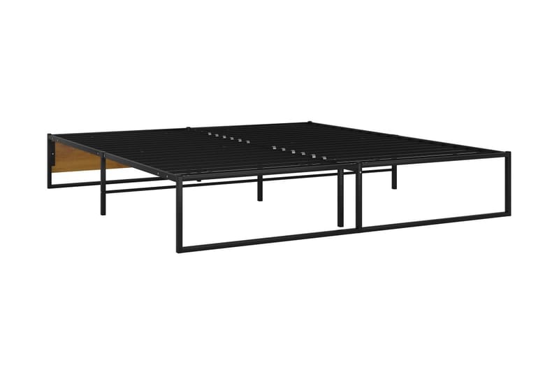 Sängram svart metall 180x200 cm - Svart - Möbler - Säng - Sängram & sängstomme