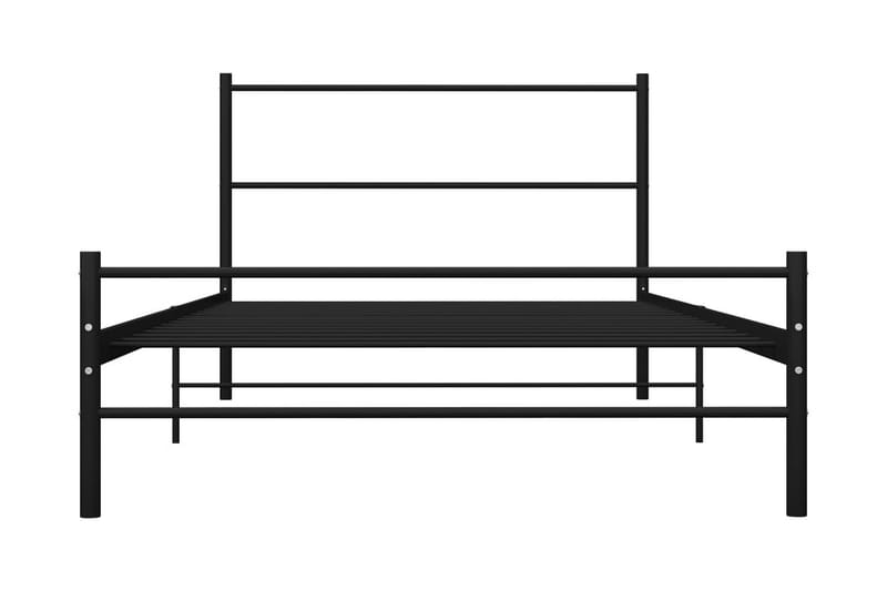 Sängram svart metall 90x200 cm - Svart - Möbler - Säng - Sängram & sängstomme