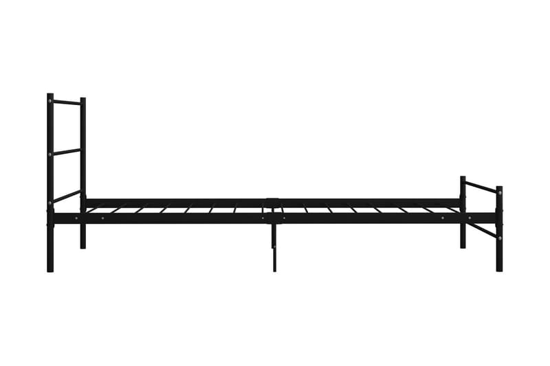 Sängram svart metall 90x200 cm - Svart - Möbler - Säng - Sängram & sängstomme