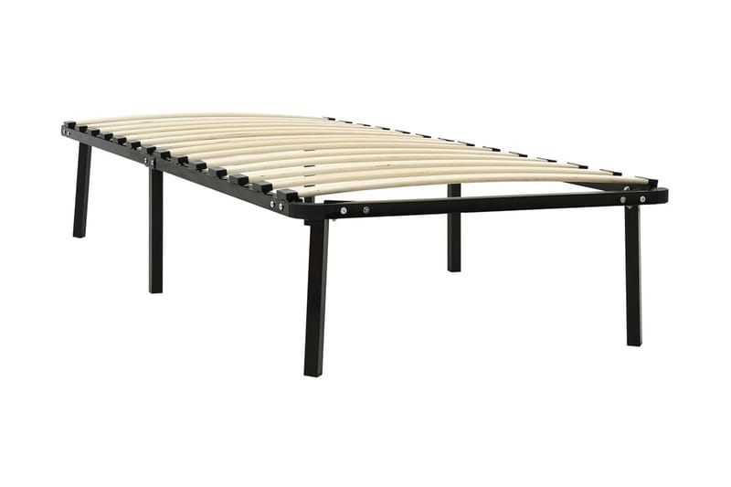 Sängram svart metall 90x200 cm - Svart - Möbler - Säng - Sängram & sängstomme