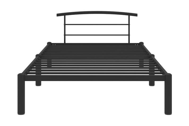 Sängram svart metall 90x200 cm - Svart - Möbler - Säng - Sängram & sängstomme