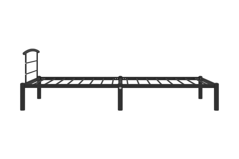 Sängram svart metall 90x200 cm - Svart - Möbler - Säng - Sängram & sängstomme