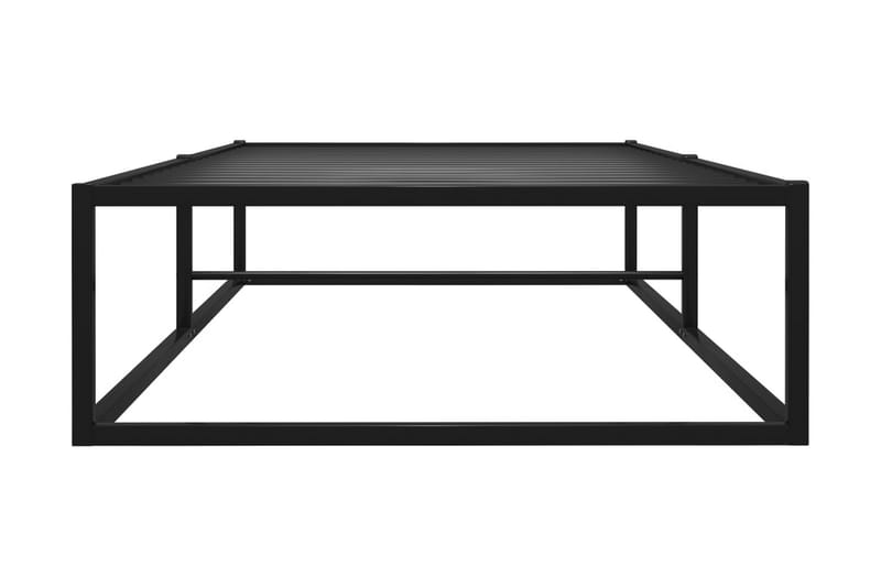 Sängram svart metall 90x200 cm - Svart - Möbler - Säng - Sängram & sängstomme