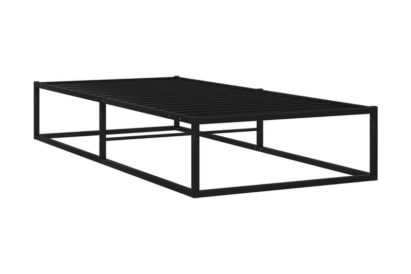 Sängram svart metall 90x200 cm - Svart - Möbler - Säng - Sängram & sängstomme