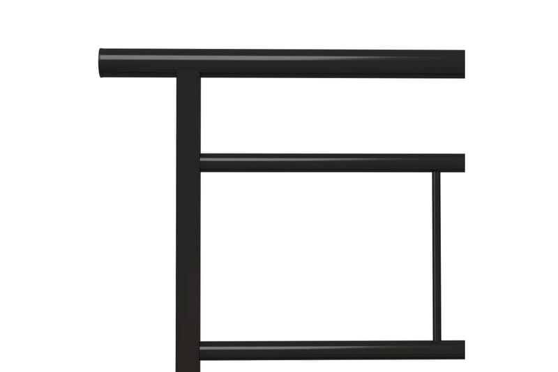 Sängram svart metall 90x200 cm - Svart - Möbler - Säng - Sängram & sängstomme