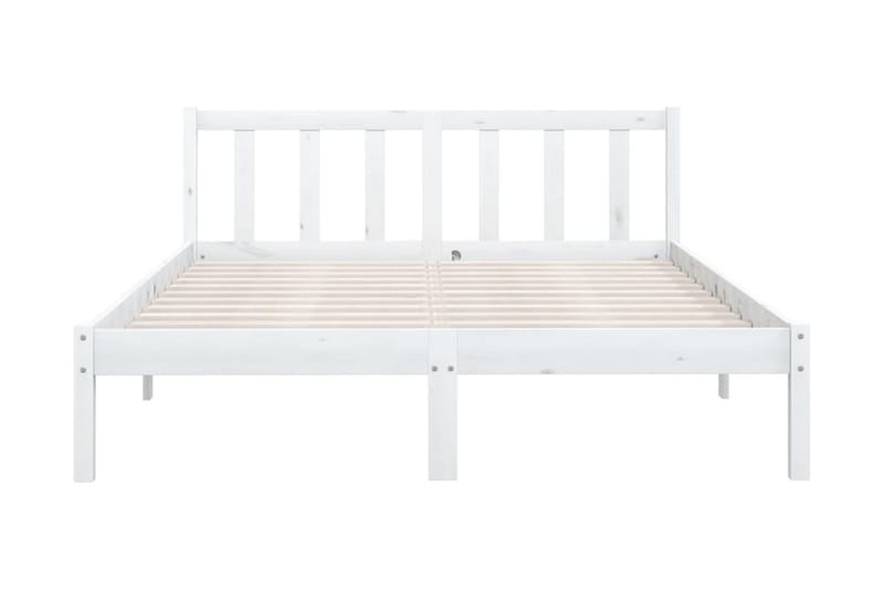 Sängram vit massiv furu 120x190 cm UK liten dubbel - Vit - Möbler - Säng - Sängram & sängstomme