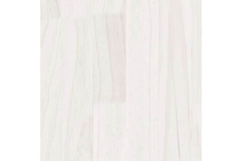 Sängram vit massiv furu 75x190 cm - Vit - Möbler - Säng - Sängram & sängstomme