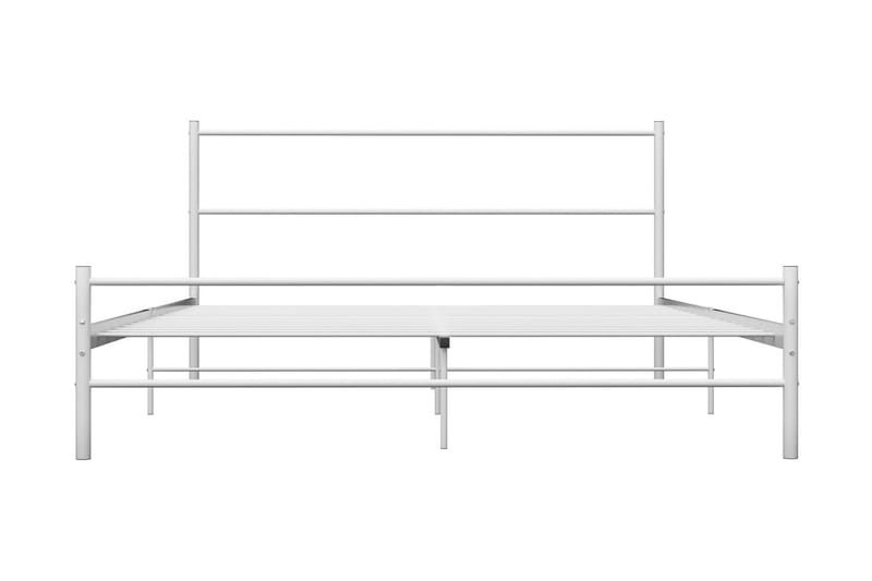 Sängram vit metall 120x200 cm - Vit - Möbler - Säng - Sängram & sängstomme