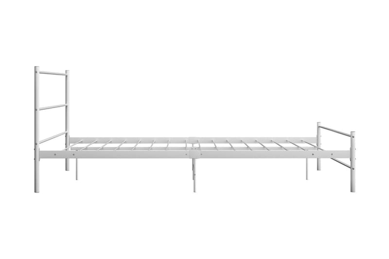 Sängram vit metall 120x200 cm - Vit - Möbler - Säng - Sängram & sängstomme
