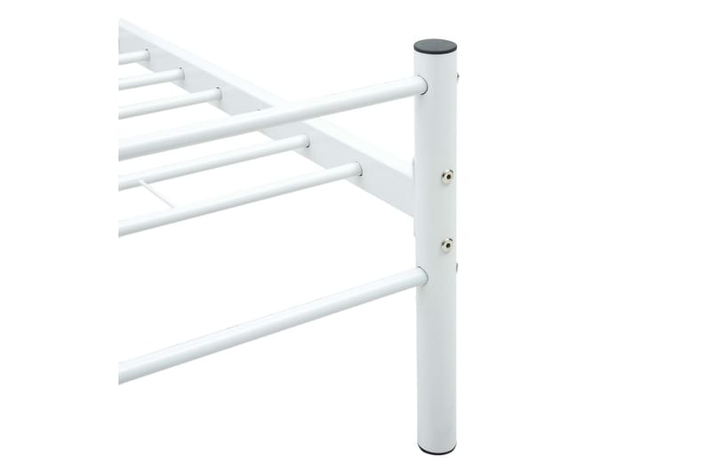 Sängram vit metall 120x200 cm - Vit - Möbler - Säng - Sängram & sängstomme