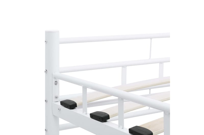 Sängram vit metall 120x200 cm - Vit - Möbler - Säng - Sängram & sängstomme