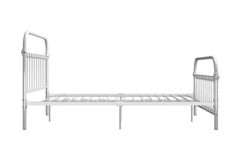Sängram vit metall 120x200 cm - Vit - Möbler - Säng - Sängram & sängstomme