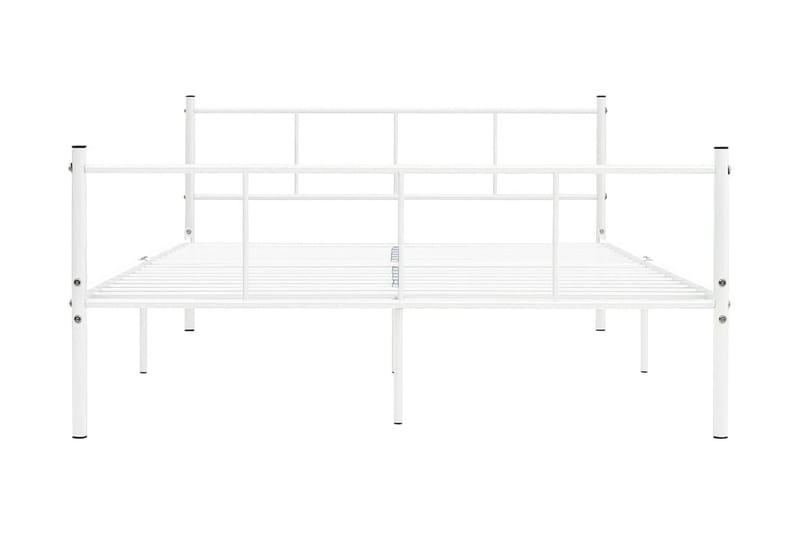 Sängram vit metall 120x200 cm - Vit - Möbler - Säng - Sängram & sängstomme