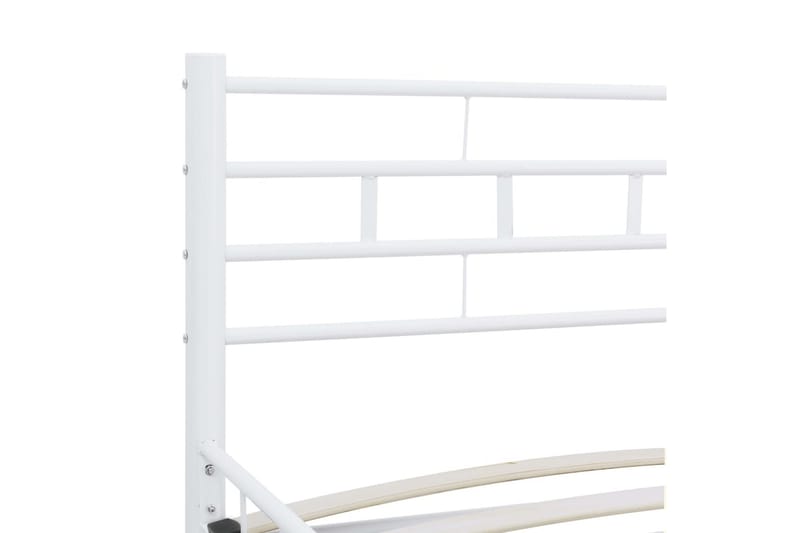 Sängram vit metall 160x200 cm - Vit - Möbler - Säng - Sängram & sängstomme