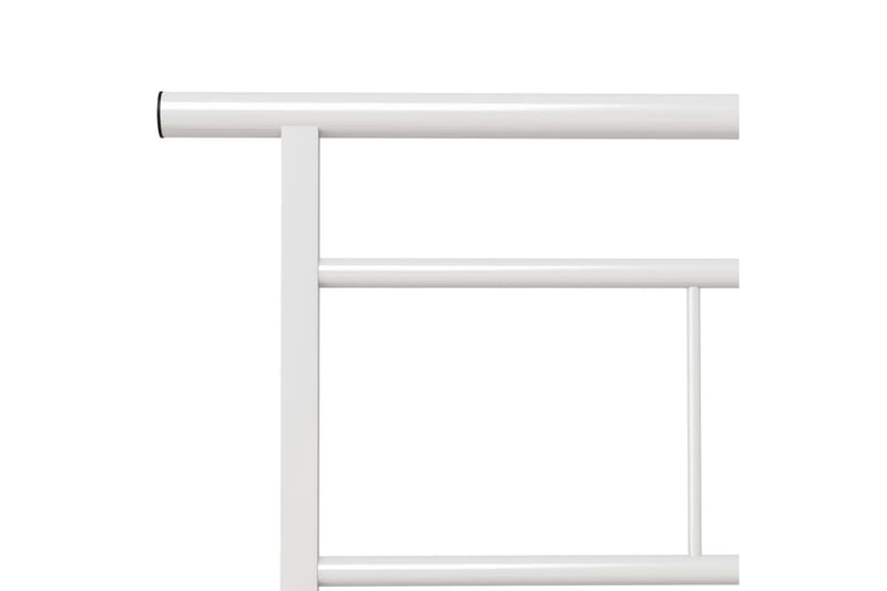 Sängram vit metall 90x200 cm - Vit - Möbler - Säng - Sängram & sängstomme