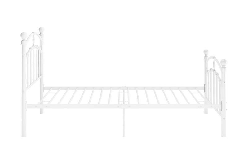 Sängram vit metall 90x200 cm - Vit - Möbler - Säng - Sängram & sängstomme