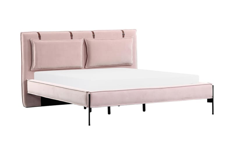 Savina Sängram inkl. madrass 180x200 cm - Rosa - Möbler - Säng - Sängram & sängstomme