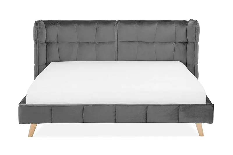 Senlis Dubbelsäng 160 200 cm Grå  Grå, Grå