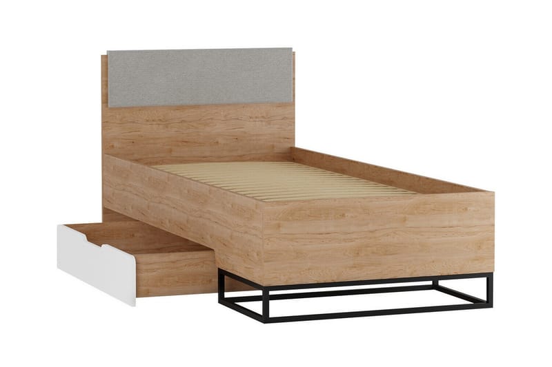Staffin Sängram 90x200 cm - Vit - Möbler - Säng - Sängram & sängstomme