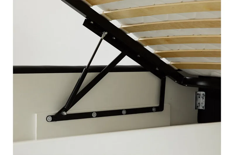 Stavanger Säng med Förvaring140x200 cm - Svart - Möbler - Säng - Sängram & sängstomme