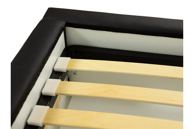 Stavanger Säng med Förvaring140x200 cm - Svart - Möbler - Säng - Sängram & sängstomme