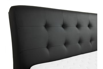 Stavanger Säng med Förvaring180x200 Svart - Svart - Möbler - Säng - Sängram & sängstomme