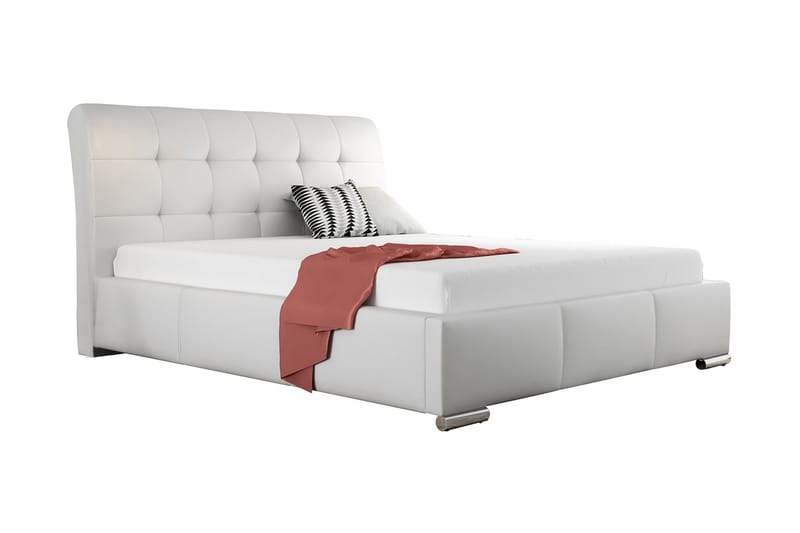 Stavanger Säng med Förvaring180x200 Vit, Vit