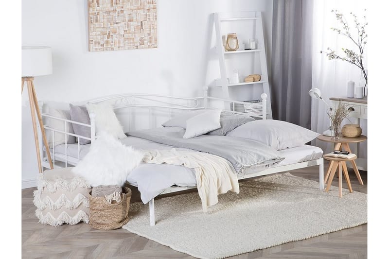 Tulle Sängram 90-180x200 cm Vit - Vit - Möbler - Säng - Sängram & sängstomme