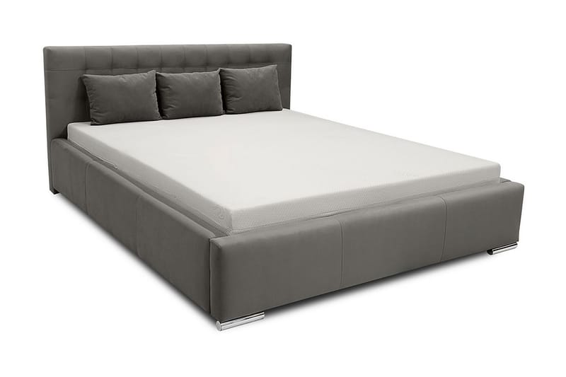 Vento Sängram med Förvaring 180x200 - Vit - Möbler - Säng - Sängram & sängstomme