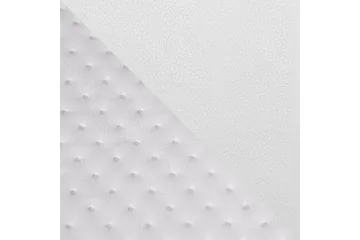 Veslbu Komplett Sängpaket 160x200 cm i Konstläder med Förvaring och Sänggavel + Bäddmadrass - Vit - Möbler - Säng - Sängram & sängstomme