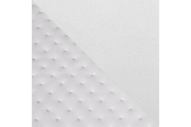 Veslbu Komplett Sängpaket 160x200 cm i Konstläder med Förvaring och Sänggavel + Bäddmadrass - Vit - Möbler - Säng - Sängram & sängstomme