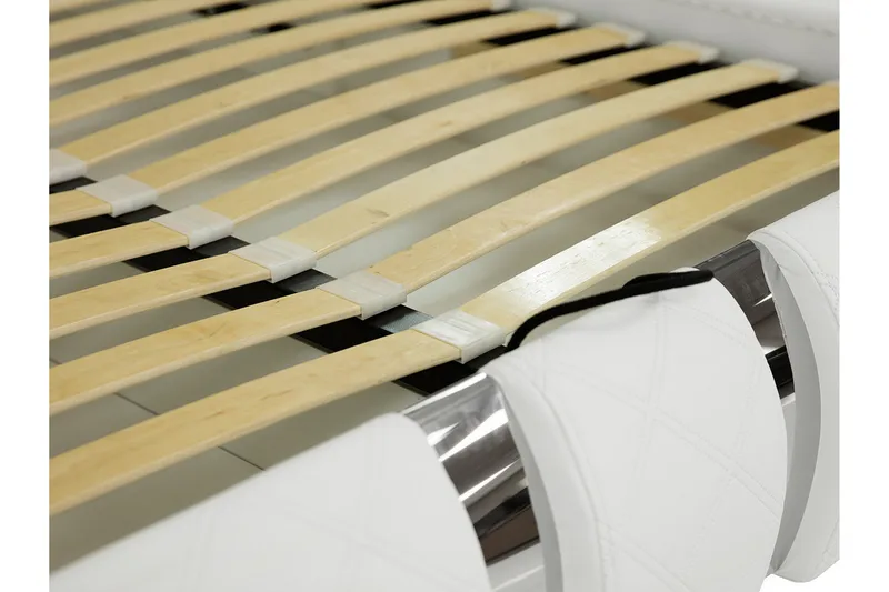 Veslbu Sängram 140x200  Vit - Vit - Möbler - Säng - Sängram & sängstomme