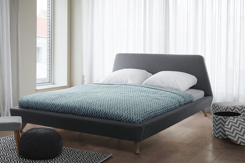 Vienne Sängram 180x200 cm - Grå - Möbler - Säng - Sängram & sängstomme