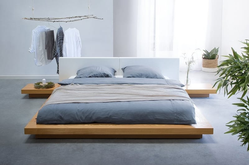 Zen Dubbelsäng 180|200 cm - Trä/Natur - Möbler - Säng - Sängram & sängstomme