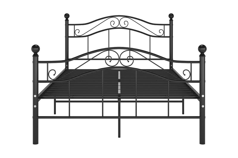 Sängram svart metall 120x200 cm - Svart - Möbler - Säng - Sängram & sängstomme
