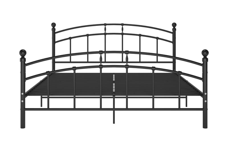 Sängram svart metall 140x200 cm - Svart - Möbler - Säng - Sängram & sängstomme