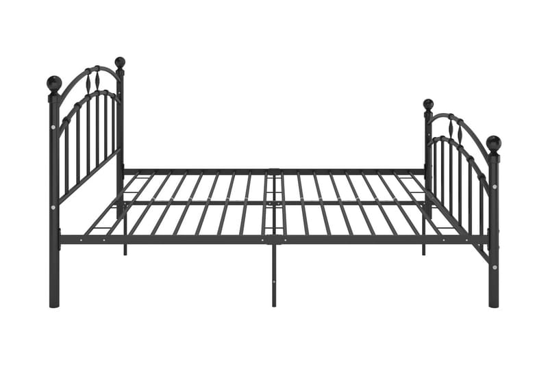 Sängram svart metall 140x200 cm - Svart - Möbler - Säng - Sängram & sängstomme