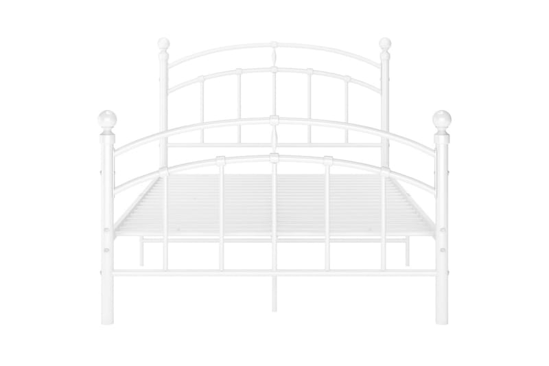 Sängram vit metall 120x200 cm - Vit - Möbler - Säng - Sängram & sängstomme
