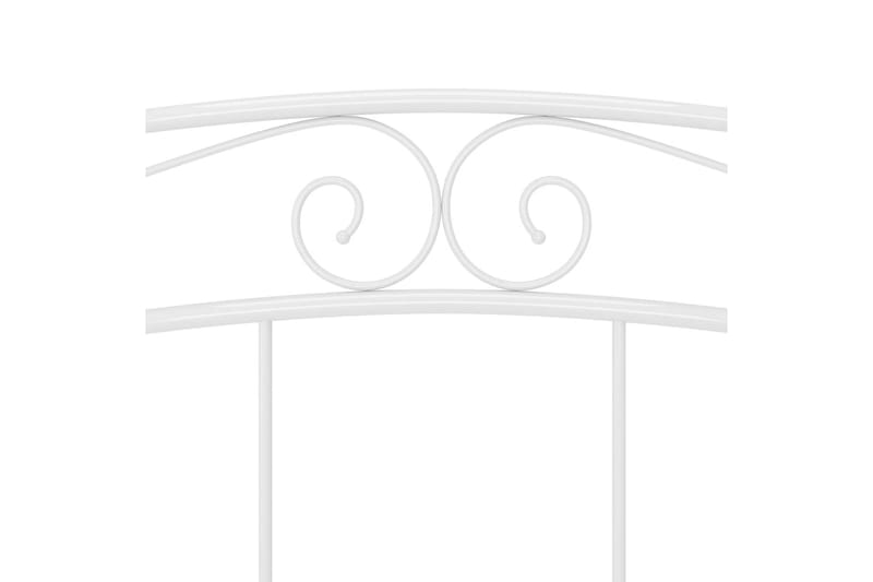 Sängram vit metall 180x200 cm - Vit - Möbler - Säng - Sängram & sängstomme