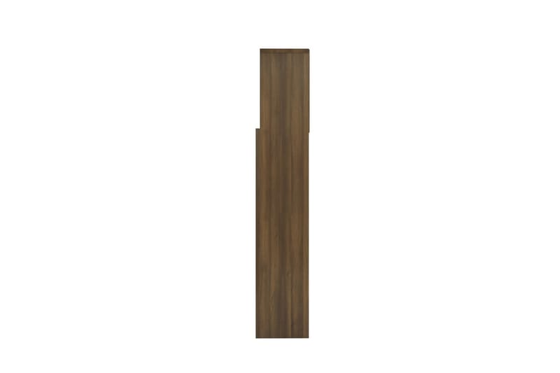 beBasic Sänggavel med förvaring brun ek 160x19x103,5 cm - Brown - Möbler - Säng - Sängtillbehör & sänggavel - Sänggavlar & huvudgavlar